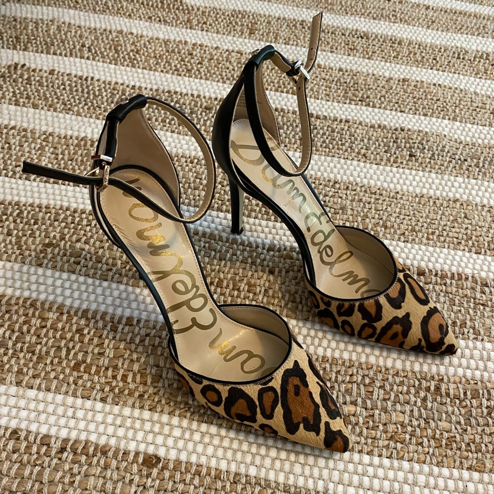Sam Edelman Leopard Heels
